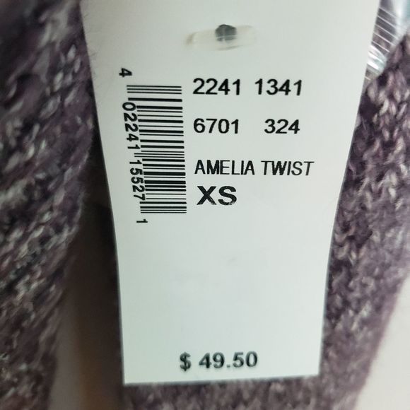 𝅺NWT Kismet Lilac Amelia Twist Open Cardigan Extra Small XS - Picture 3 of 6